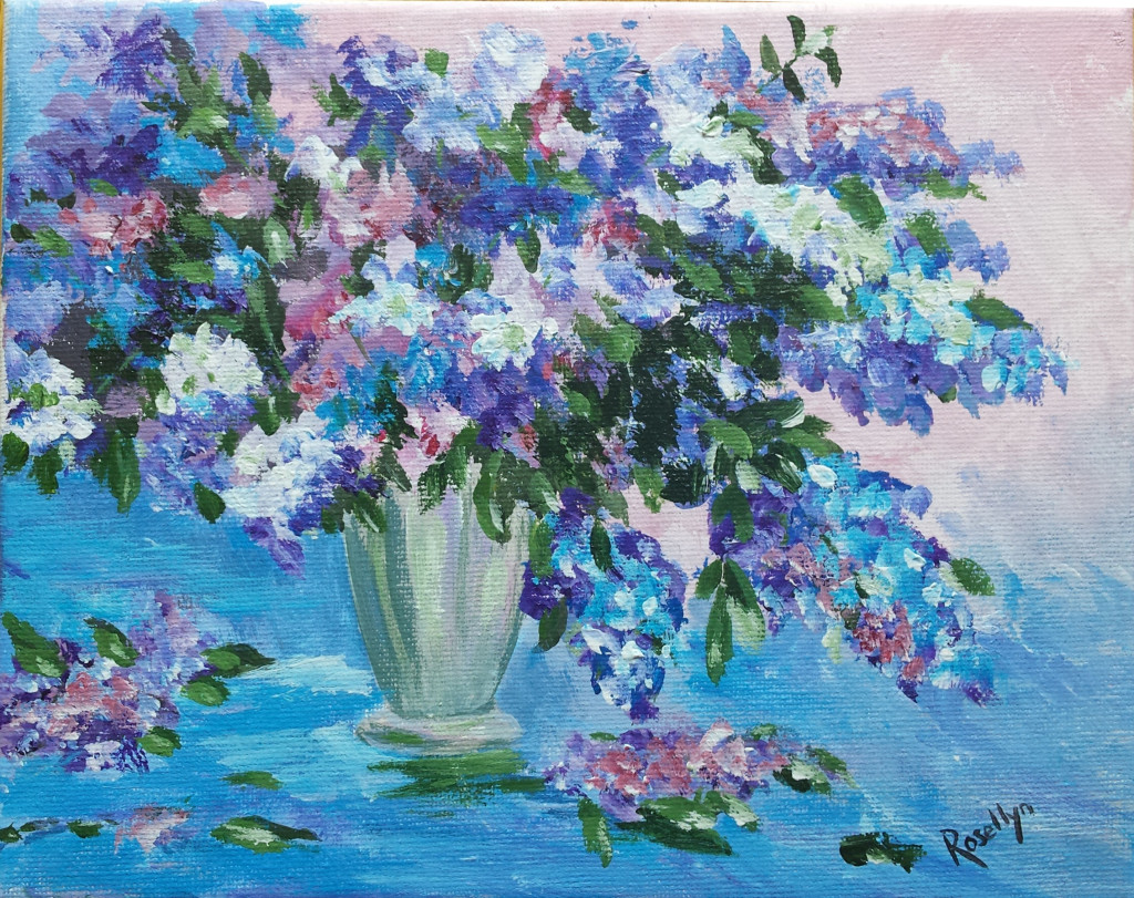 Lilacs in Blue